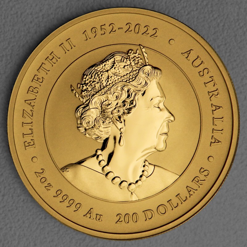 Goldmünze 2oz Drache 2024 Lunar III kaufen