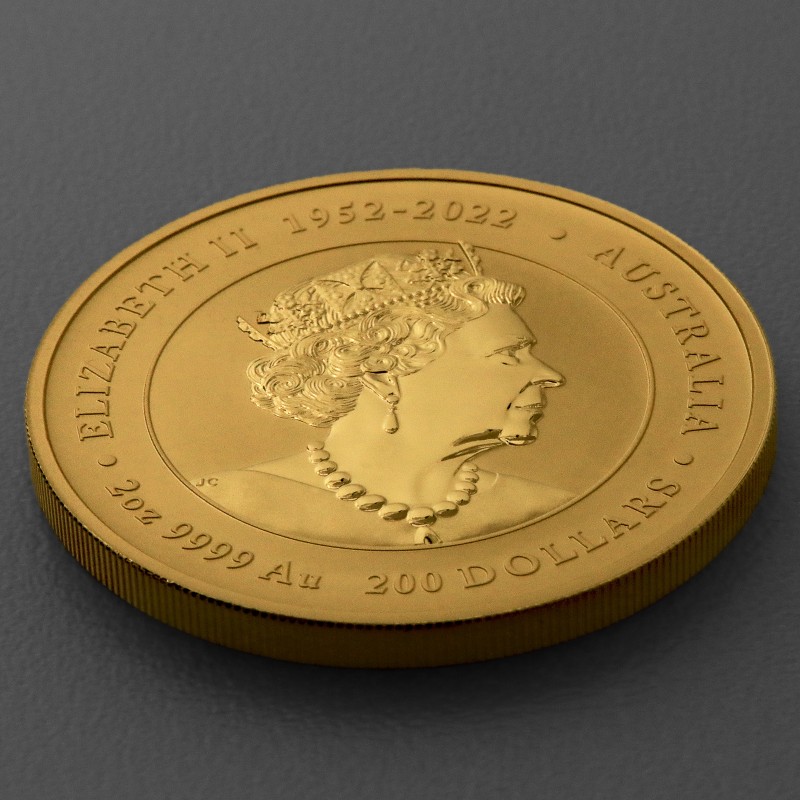 Goldmünze 2oz Drache 2024 Lunar III kaufen