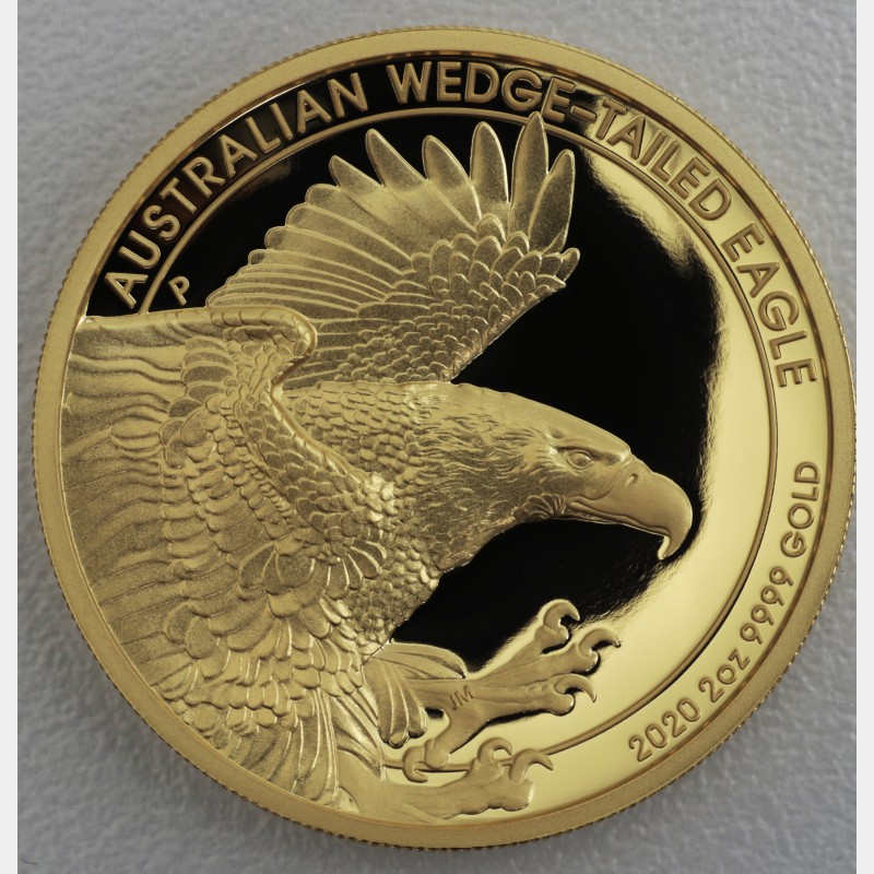 Goldmünze 2oz, Australian Wedge-Tailed Eagle, Stempelglanz