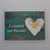 10x Motiveinleger "Es kommt von Herzen" 