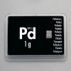 Palladiumbarren 1g "Pd International" (Motivbox) 