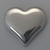 Silber 3-D Barren "Gravur-Herz" 100g, gegossen 