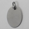 Silberanhänger 925er "Oval" gravierbar (Sterling) 