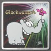 Silberbarren 1oz "Glückwunsch" quadratisch (koloriert) Ottifanten