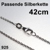 Silberkette 925er/42 cm "Anker-Form" (Sterling) 