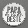 Silbermedaille 1oz "Papa, du bist der Beste" Gravurmedaille