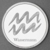 Silbermedaille 1oz "Sternzeichen Wassermann" Gravurmedaille