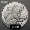 Silbermünze 10oz "Koala - 2008" 