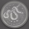 Silbermünze 10oz "Schlange" 2013 Lunar II – Year of the Snake 19% (Australien)