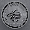 Silbermünze 1/2oz "Schlange" 2001 Lunar I – Year of the Snake (Australien)
