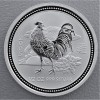 Silbermünze 1/2oz "Hahn" 2005 Lunar I – Year of the Rooster (Australien)
