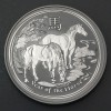 Silbermünze 1/2oz "2014 Pferd" Lunar II 