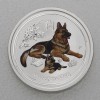 Silbermünze 1/4oz "2018 Hund" Lunar II (kolor.) 