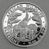 Silbermünze 1/4oz "Zambia Elefant" 2003 (PP) African Wildlife (Sambia)