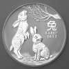 Silbermünze 1kg "Hase Lunar III - 2023" 