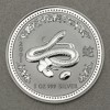 Silbermünze 1oz "Schlange" 2001 Lunar I – Year of the Snake (Australien)