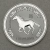 Silbermünze 1oz "Pferd" 2002 Lunar I – Year of the Horse (Australien)