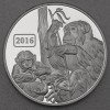 Silbermünze 1oz "Affe" 2016 Lunar (Tokelau)