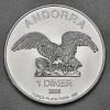 Silbermünze 1oz "Andorra Eagle" versch. Jahrgänge 