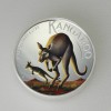 Silbermünze 1oz "Australian Känguru 2022" (HR/kol) High Relief/ Koloriert