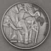 Silbermünze 1oz "Baby Elefanten" 2013 (AF) Africa Silver Ounce (Gabun)