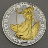Silbermünze 1oz "Britannia" 2018 (vergoldet) (Großbritannien)