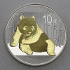 Silbermünze 1oz "Panda" 2015 (vergoldet) (China)