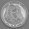 Silbermünze 1oz "Silberrücken Gorilla" 2019 (Kongo)