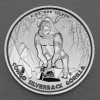 Silbermünze 1oz "Silberrücken Gorilla" 2021 (Kongo)