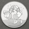 Silbermünze 1oz "Donald & Daisy" 2021 Disney (Niue)