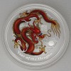 Silbermünze 1oz "Drache" 2012 (koloriert) Lunar II – Year of the Dragon (Australien)