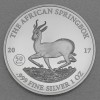 Silbermünze 1oz "Springbock" 2017 (Gabun)