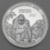 Silbermünze 1oz "Gigantopithecus 2022" Prehistoric Life