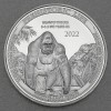 Silbermünze 1oz "Gigantopithecus 2022" Prehistoric Life (Kongo)