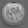 Silbermünze 1oz "Hahn" 2017 (PP/HR) Lunar II – Year of the Rooster (Australien)