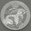 Silbermünze 1oz "Hase" 2023 Lunar Ounce (Ruanda)