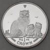 Silbermünze 1oz "Himalayan Cat & Kittens" 2005 Cats (Isle of Man)