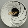 Silbermünze 1oz "James Bond 007" 2020 (PP/HR/vergoldet) James Bond (Tuvalu)