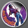 Silbermünze 1oz "Jimi Hendrix" 2025 (PP/koloriert) (Tuvalu)