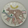 Silbermünze 1oz "Känguru" 2003 (koloriert) Royal Australian Mint (Australien)