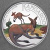 Silbermünze 1oz "Känguru" 2025 (PP/HR/koloriert) (Australien)