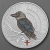 Silbermünze 1oz "Kookaburra" 2025 (koloriert) World Money Fair - Coin Show Special (Australien)