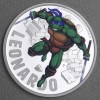 Silbermünze 1oz "Leonardo" 2024 (PP/koloriert) Teenage Mutant Ninja Turtles™ (Tuvalu)