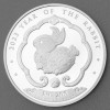 Silbermünze 1oz "Lunar Rabbit" 2023 (19%) Kingdom of Bhutan Lunar Serie