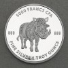 Silbermünze 1oz "Mandala Warthog" 2021 (Tschad)
