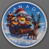 Silbermünze 1oz "Minions" 2025 (koloriert) Festive Friends of Christmas (Kanada)