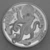Silbermünze 1oz "Octopus 2022" Caribbean Silver (Barbados)