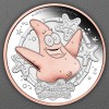 Silbermünze 2oz "Patrick Star" 2025 (PP/rosévergoldet) (Tuvalu)