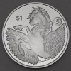 Silbermünze 1oz "Pegasus" 2022 "5th Anniversary" 19% (Britische Jungferninseln)