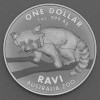 Silbermünze 1oz "Ravi" Roter Panda 2018 (frosted) Australia Zoo (Australien)